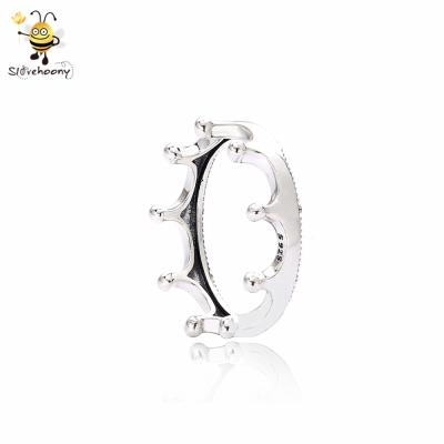 China 925 Sterling Silver Jewelry 925 Sterling Silver Classic Polished Crown Rings Fashion New Custom Design For Women's Jewelry for sale