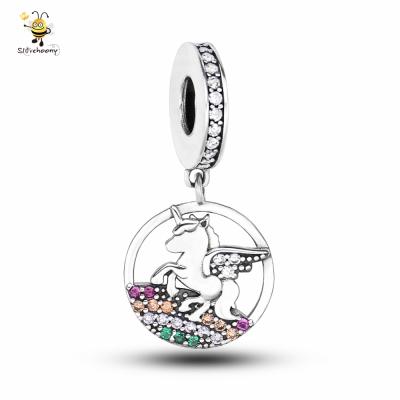 China Beads For Bracelet Making 925 Sterling Silver Jewelry Slovehoony Christmas B2B Jewelry 925 Sterling Silver Deer With Wings Bracelet Pendants Charms for sale