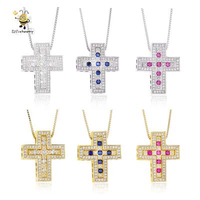 China Slovehoony 24k Gold Jewelry Cross Pendant Cross Pendant Necklace,Gold Cross Necklace Women,Jewelry Shape Cross Necklace 24k Gold Jewelry for sale