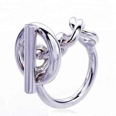 China 925 STERLING SILVER TORSION RING Slovehoony 925 Rotating RING TORSION Screw Ring For Women Lady for sale