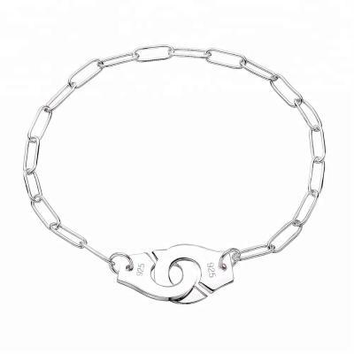 China 925 silver Italy cuff chain bracelets 925 sterling silver bracelets 925 silver Italy cuff chain bracelets 925 sterling silver bracelets for sale