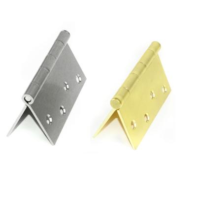 China Hardware Accessory Stainless Steel Iron Metal 4inch End Hinge Contemporary Flush Hinge For Door for sale