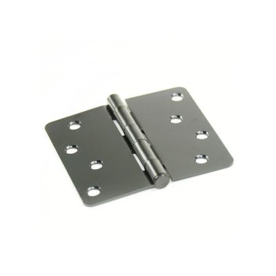 China Contemporary Hardware Hinge 4inch 4*4*2.2 Black Paint Furniture Accessory End Hinge for sale