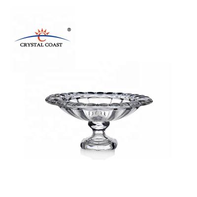 China Six Styles Sustainable Clear Footed Glass Bowls For Storage Containers Set Tableware for sale