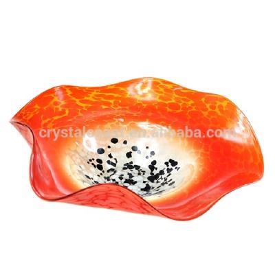 China Europe Color Plate Murano Glass Wall Hanging Decorative Art for sale