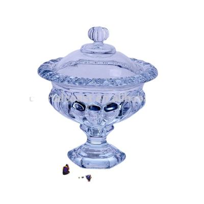 China Disposable Wholesale Single Glass Sugar Bowl With Lid for sale