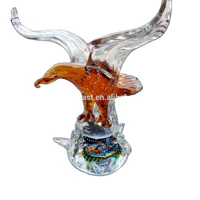 China Europe hand blown murano glass Ceagle animal figurine as a gift for him for sale