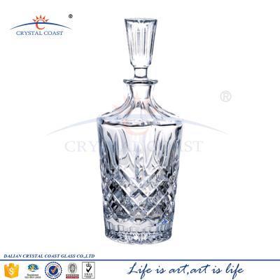 China Home/restaurant/bar/drinks/whiskey lead free crystal decanter glass wine crystal coaster for liquor, liquid/whiskey decanter for sale for sale