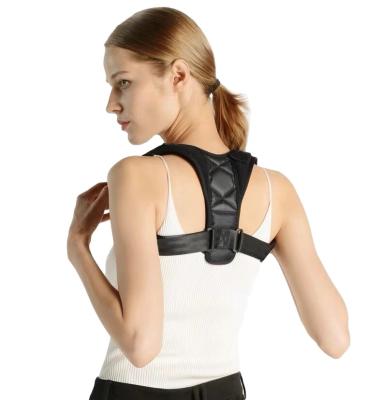 China Sports Back Brace Adjustable Shoulder Support Posture Corrector Lumbar Back Brace for sale