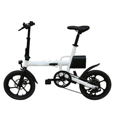 China Aluminum alloy labor saving 16 inch city bicycle variable speed folding electric e-bike for outdoor fitness sports for sale