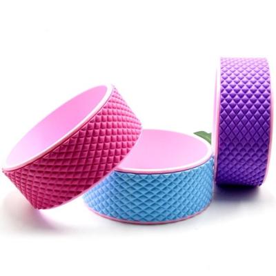 China Fashionable Custom Made High Quality Eco-friendly EVA Yoga Wheel For Yoga Exercise for sale