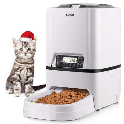 China Cat Feeder 6L Automatic Pet Driver Dog Food Vending Machine with Programmable Meal Time and Meal Size Meal Call for sale