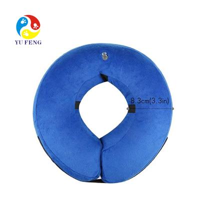 China Factoryy Cone Pet Collar Inflatable Adjustable Soft Collar Viable Protective Recovery Small Large Medium Dog Cat for sale