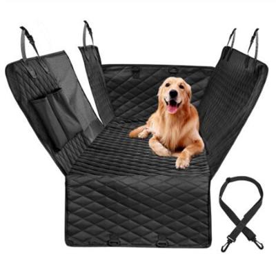 China Pets 2020 Amazon Hot Sale Water Proof Folding Washable Anti-Slip Nylon Oxford Mesh Universal Car Seat Cover For Dog for sale