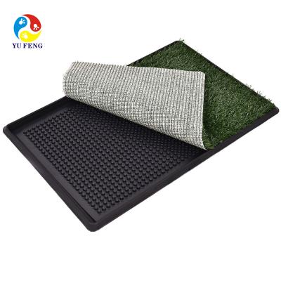 China Sustainable Pet Supplies for Indoor Pet Park Dog Potty Grass Mat Pee Pad Training for sale