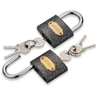 China Customized sprying padlock waterproof cabinet door mailbox padlock spray coating iron for sale