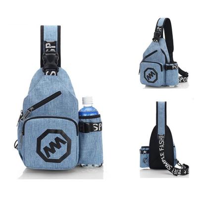 China Waterproof Popular Portable Boys Cross - Outdoor Body Bag Chest Bag For Teenagers Sling Shoulder Bag for sale