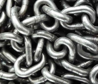 China High Strength Hot Dip Galvanized Mooring Chain for Marine / Offshore Industry for sale