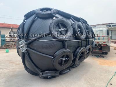 China Aircraft Tyre Net Pneumatic Rubber Fender Customized Size Impact Resistant for sale