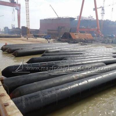 China High Pressure Heavy Lifting Airbags , Black Boat Lift Airbags for sale