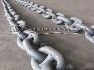 China Metal Welded Long Link Mooring Chain U1  U2  U3 Grade Customized for sale