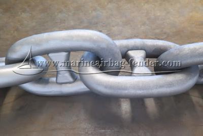 China Heavy Duty Alloy Steel Marine Anchor Chain Long And Short Link Stud Chain for sale