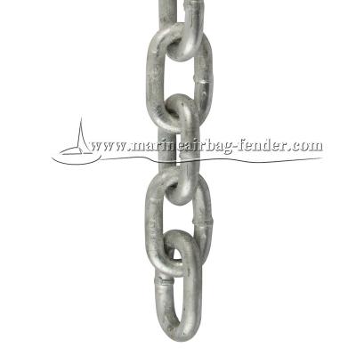 China Marine Ship Mooring Anchor Chain , High Strength Galvanized Anchor Chain for sale