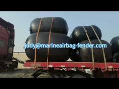 Sling type pneumatic rubber fender without chain net