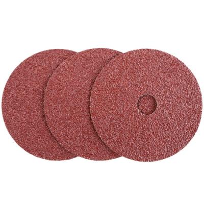 China High Performance Long Life 100 Mm Aluminum Oxide Disc Abrasive Fiber Sanding Grinding Disc For Stainless Metal for sale