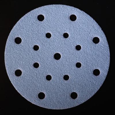 China High Performance 125mm Ceramic Sandpaper Discs Latex Paper Backing Durable Ceramic Sanding Paper For Grinding Automotive Metal for sale