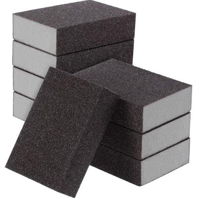 China Double Sided Foam Blocks Abrasive Sandpaper Sponge Wet Or Dry Grinding Buffing Polishing And Grinding Buffing Block for sale