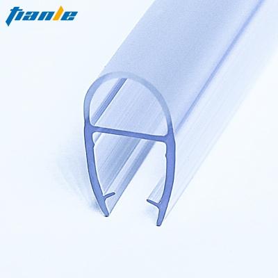 China Shower Door Modern Glass Door Part Rubber Clear Strip Sealing Strip Hard And Soft PVC Strip for sale