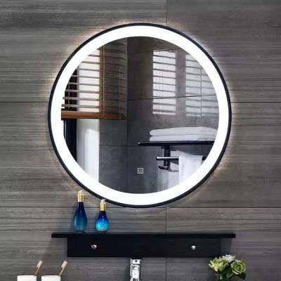 China Newest Style Makeup Round Lighted Mirror Hollywood Led Vanity Mirror With Bluetooth Speaker for sale