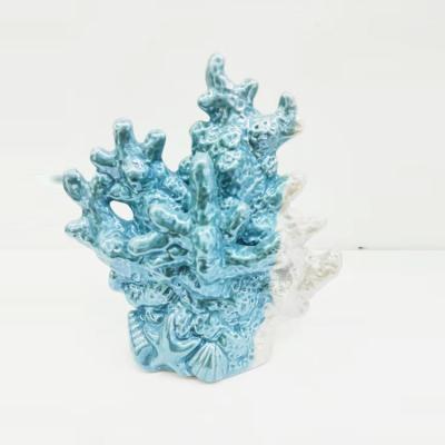 China Home Animal Model Marine Life Modern Ceramic Handmade Model Molds Crafts Toys Coral Model, Suitable for Home Decor for sale