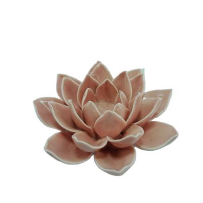 China Europe Modern Decoration Craft Porcelain Miniature Handmade Ceramic Flowers for sale