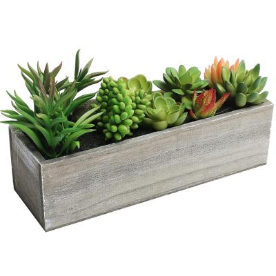 China Light Weigh Universal Solid Wood Rectangular Flower Box Beautiful Eco Friendly New Arrival High Grade Material for sale