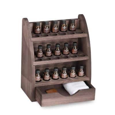 China Viet Nam Household Dressing Table Grit 45 Slot Natural Light And Convenient Appearance Essential Oils Neat Wooden Box for sale