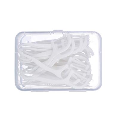 China Custom Dental OEM Tooth Floss Oral Cleaning Pick With Plastic Box for sale