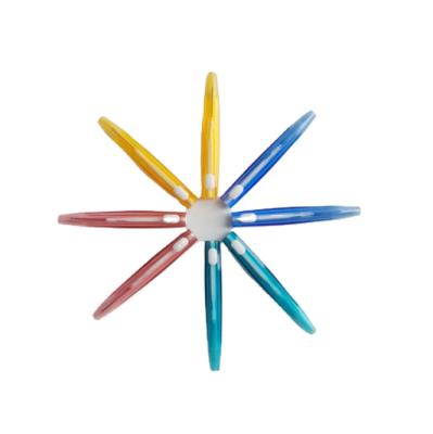 China Natural Biodegradable Color Eco-friendly Wholesale Oral Transparent Disposable Dental Brush Good Quality Care Interdental Brush for sale