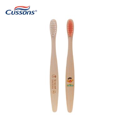 China Laser Manual Organic Eco-Friendly Private Logo Personalized Bamboo Toothbrush With Logo for sale