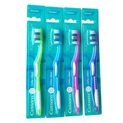 China Factory Direct OEM Cheap Prices Manual Nylon Bristle PP Plastic Toothbrush for sale