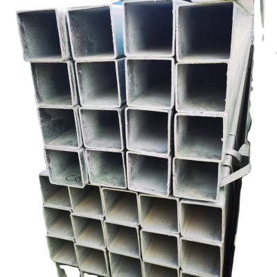 China Making pipes high quality hot dip galvanized welded steel pipe/rectangular/square pipe/hollow section/for construction for sale