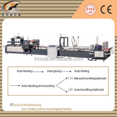 China Automatic corrugated paper forming machine folder gluer machine for sale