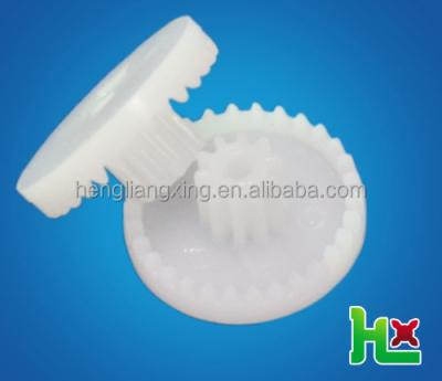 China Plastic Reverse Plastic Sprocket Gear With Spur Gear For Gearbox for sale