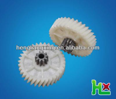 China Plastic high quality nylon bevel gear with metal axle for machine for sale