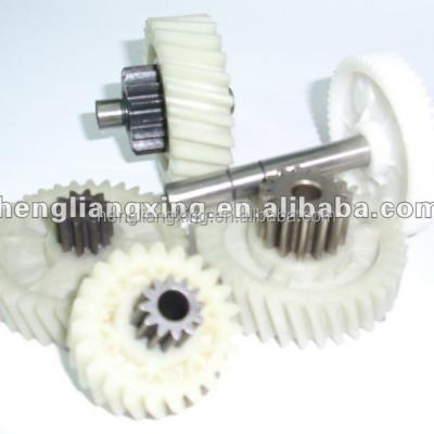 China Plastic Plastic Bevel Gear with Iron Shaft for Machine for sale