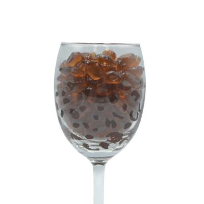 China Boba Jelly Popping Boba Bubble Tea 2kg Brown Jelly Balls Ingredients Taiwan Round for sale