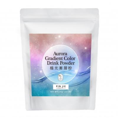 China 1 Kilogram Aurora Gradient Color Drink Powder Special Hot Sale Powder for sale