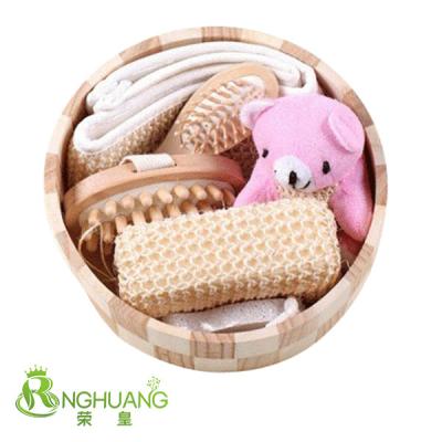 China Hot sale 5pcs wooden bath set RHTZ-035 for sale