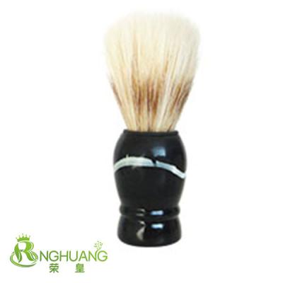 China Simple Beauty Pure Clear Shaving Badger Shaving Brush-Black Handle for sale